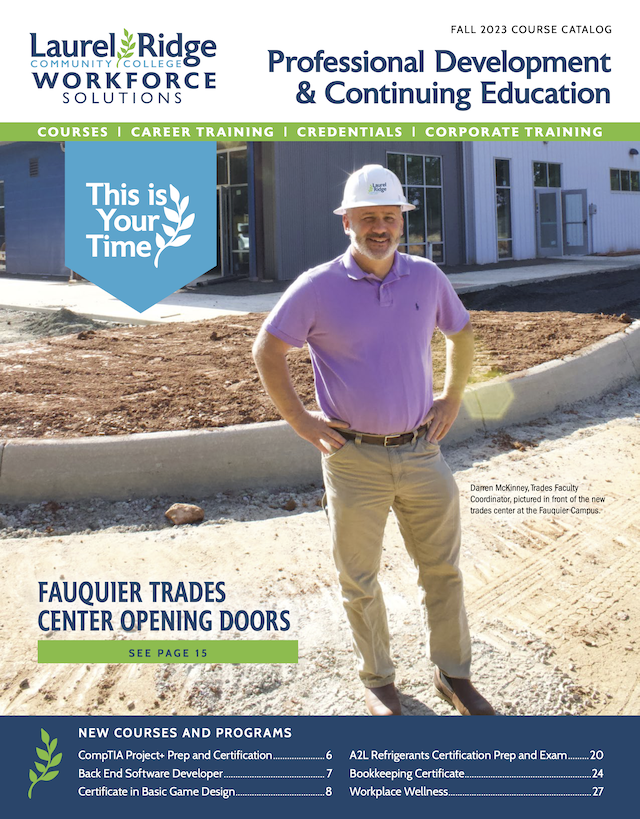 View the Laurel Ridge Workforce Solutions Course Catalog Laurel Ridge