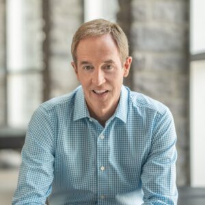 a headshot photo of andy stanley